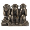 Design Toscano PD0093 the Hear-No-See-No-Speak-No Evil Monkeys Statue