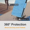 Shantime Leather Wallet Case Compatible with AGM Glory G1S Pro,