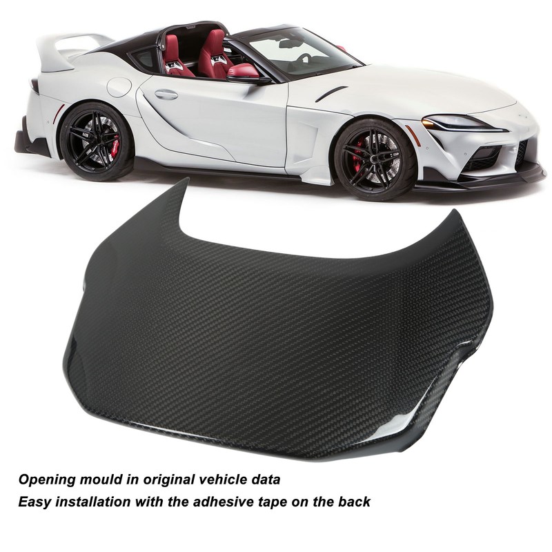 Center Console Dashboard Cover Carbon Fiber Interior Decoration Replacement for