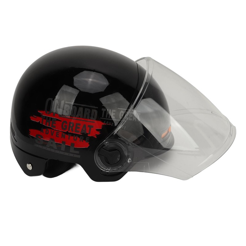Motorcycle Helmet Stylish Adjustable Lightweight Rain Proof Rugged Electric Vehicle