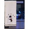 Lex's Linens Snowman Embroidered Christmas Hand/Kitchen Towel
