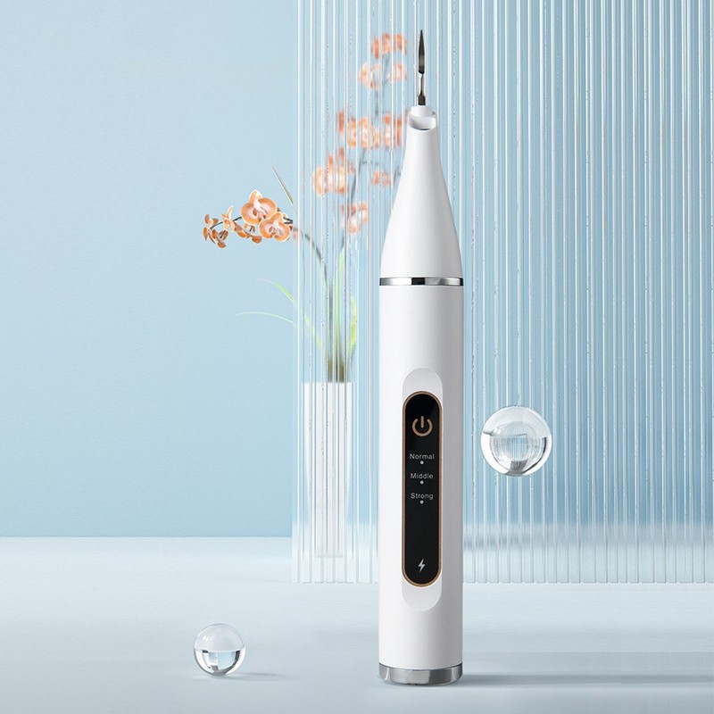 Electric Dental Calculus Remover 3 Modes LED IPX6 Waterproof Tartar