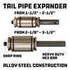 Powerbuilt 4 Piece Exhaust Pipe Tool Set, Repair Tailpipes, Expanders,