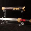 LEILIN katana stand sword stand, Acrylic Two-Layer Samurai Sword Display