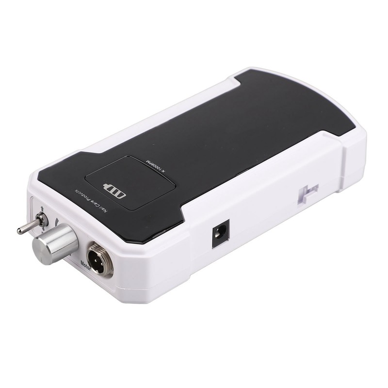 Black Rechargeable Electric Nail Drill Portable Nail Polish Machine Electric