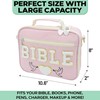 Chenille Letter Bible Case for Girls - Large Study and