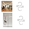ECSiNG 200Pcs S Shape Hook Crystal Bead Curtain S Shape