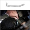 KIMISS Brake Adjusting Tool, Metal Offset Brake Spoon Professional Brake