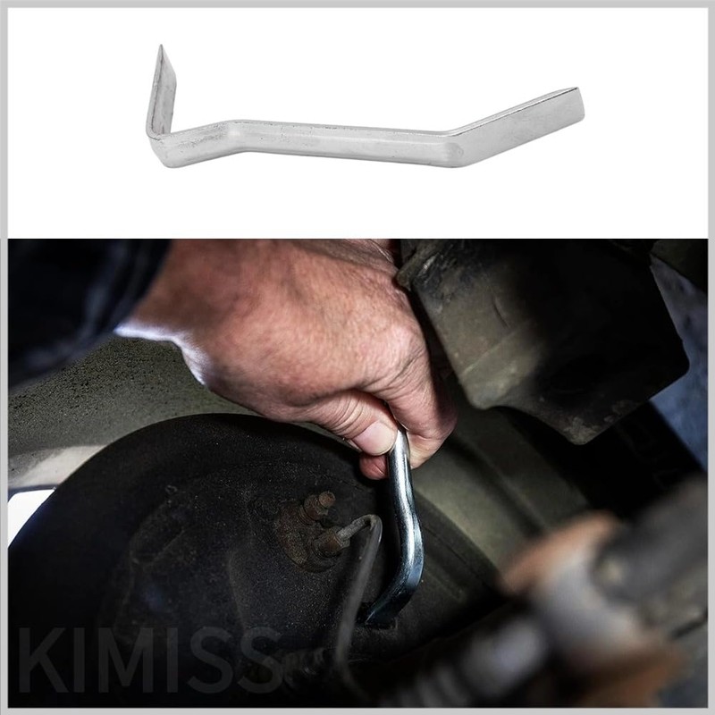 KIMISS Brake Adjusting Tool, Metal Offset Brake Spoon Professional Brake