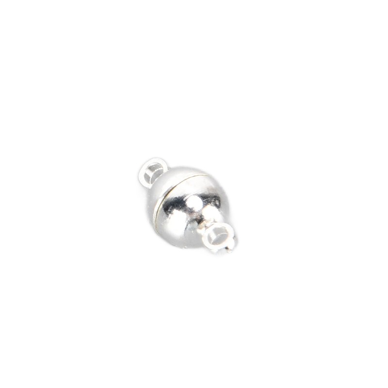 20 Sets Magnetic Clasps Round Brass Fashionable Jewelry Clasps for