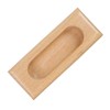 T Tulead 6 Pcs Embedded Design Wood Recessed Drawer Pulls,