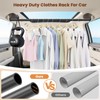 Car Clothes Hanger Bar,Heavy Duty Clothes Rod for Car,Telescopic Adjustable