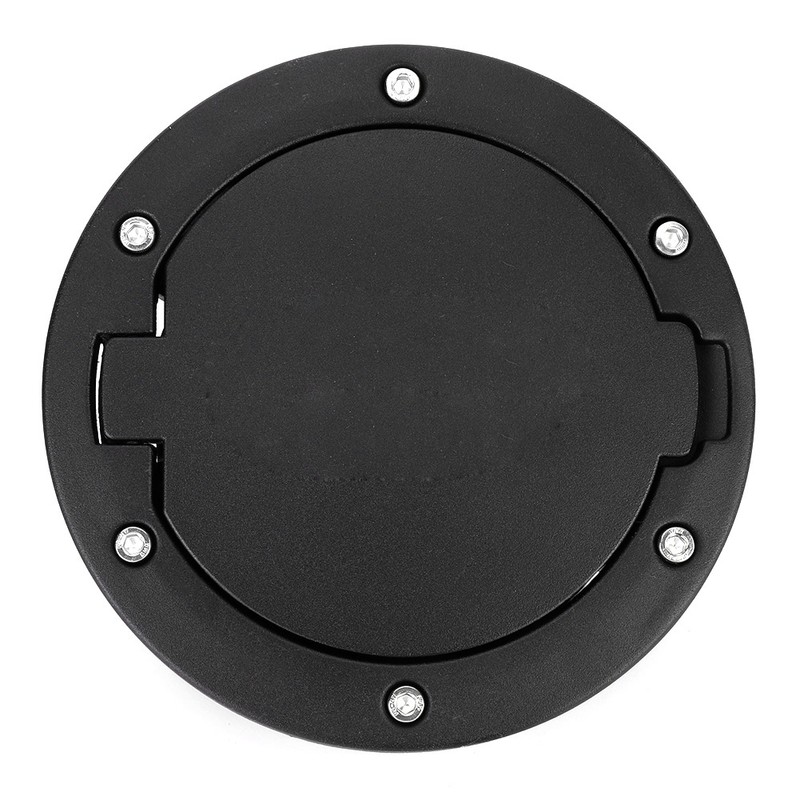Black Fuel Tank Filler Cap Cover Fits for Jeep Wrangler