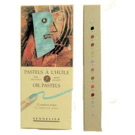 Sennelier Artists Oil Pastels - Set of 12 x Iridescent