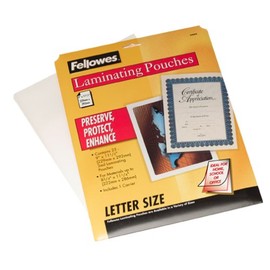 Laminating Pouches Letter 3mil 10pk (vf)