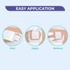 Transparent Bandages, Waterproof Island Dressing, 3 Sizes, 25 Pack