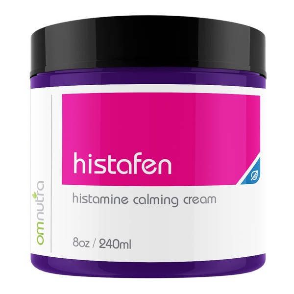 8OZ Histafen Antihistamine Itch Calming Cream - Anti Itch Cream Extra Strength Skin Healing Lotion Exema Creams for Adults & Kids with Low Diamine Oxidase Dao Enzyme or Mast Cell Activating Syndrome