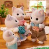 Sylvanian Families - latte cat family