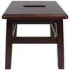 eHemco Solid Hardwood Step Stool for Adults and Kids, 12.25