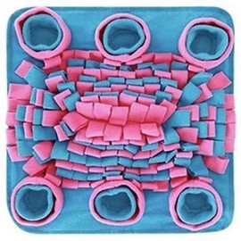 Interactive Dog Snuffle Mat for Mental Stimulation and Enrichment for Dogs Pigs Rabbits Cats and Other Small Animals Encourages Natural Foraging Skills and Stress Relief