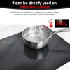 KitchenRaku Large Induction Cooktop Protector Mat 21.2x35.4 IN,Translucent (Magnetic) Electric