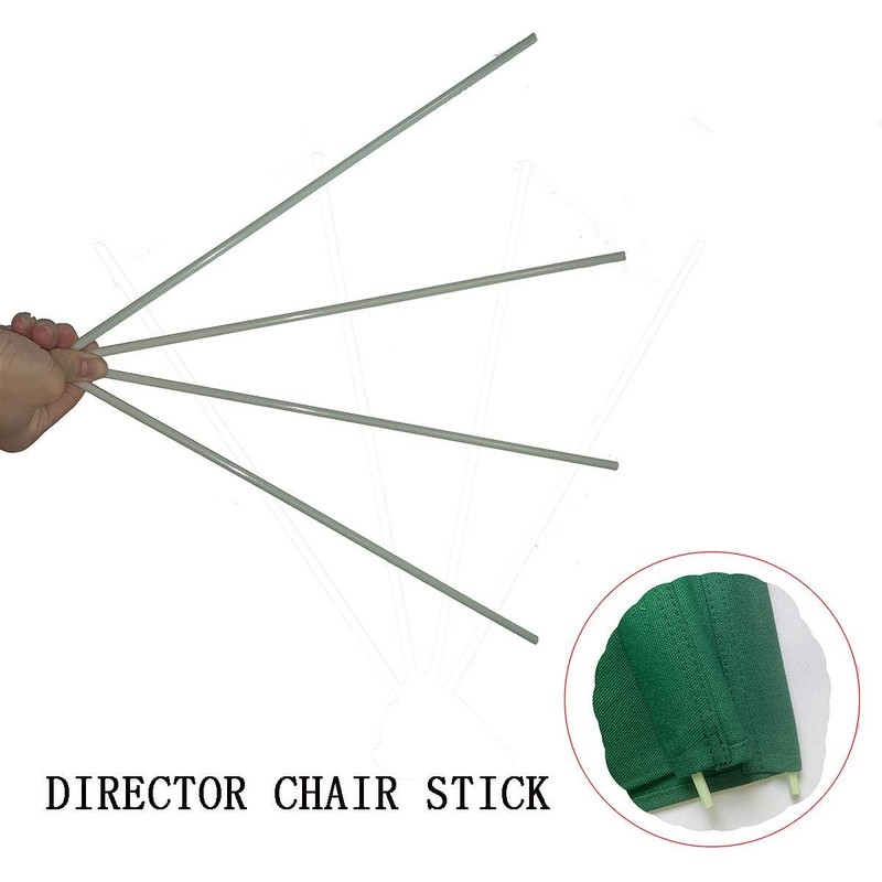 Upone 2Pair Replacement Fiberglass Stick for Directors Chairs Director Chair