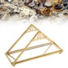 Mirror Jewelry Tray Glass Perfume Storage Tray Jewelry Plate Golden