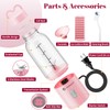 2PCS Portable Personal Blender 17 OZ/500 ML Juicer, 175W Personal