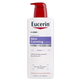 Eucerin Skin Calming Lotion - Full Body Lotion for Dry, Itchy Skin, Natural Oatmeal Enriched - 16.9 fl. oz Pump Bottle