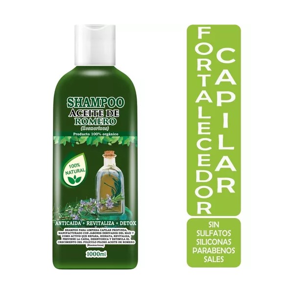 Shampoo De Romero 1000ml Fortalecedor Capilar Envió Gratis