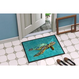 Caroline's Treasures 8659JMAT Turtle Door Mat, Indoor Rug or Outdoor Welcome Mat 24x36 Doormat, 24H X 36W, Multicolor