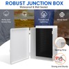 Outdoor Electrical Box Waterproof, IP67 ABS Plastic Electrical Enclosure Junction