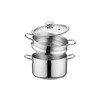 Prime Cook 3'' High Wall Stainless Steel Steamer Basket (9.45''/24CM)