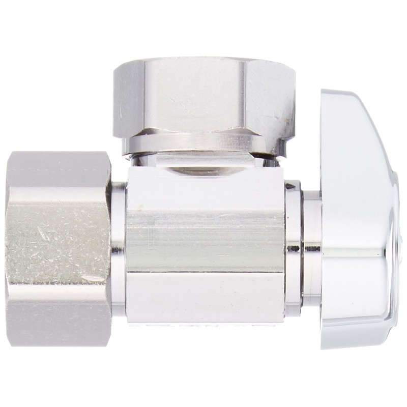 Brasscraft Shut-Off Valve 7/16" 1/2" < 0.25% Lead Angle Chrome