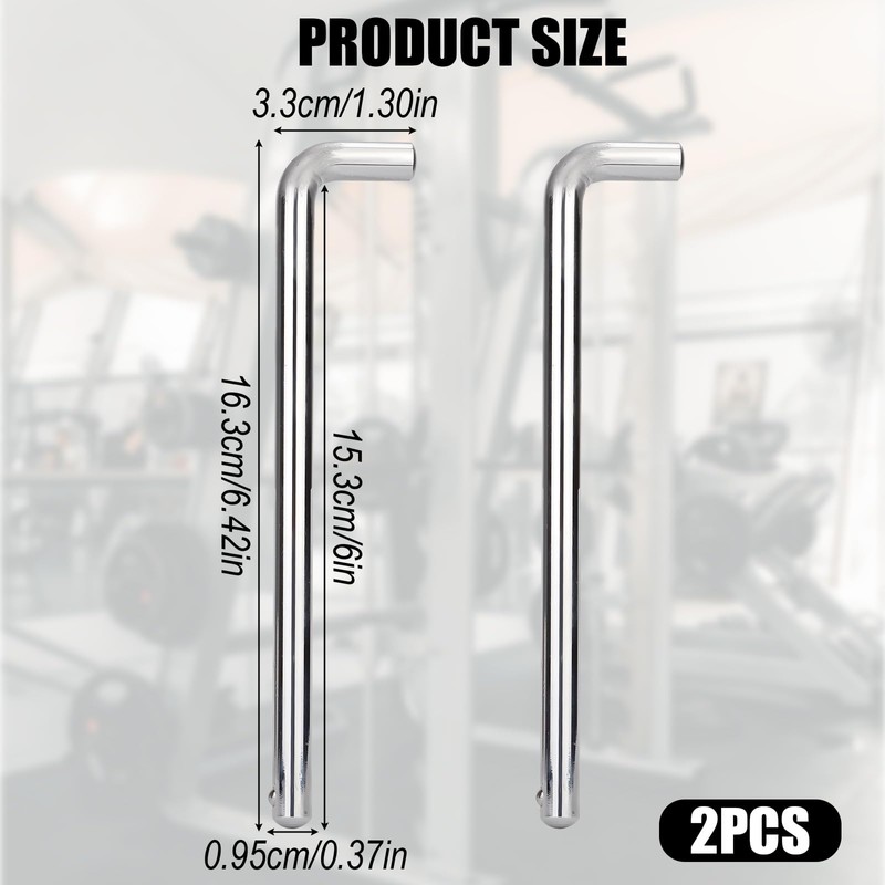 NQEUEPN 2pcs Weight Stack Pin, 3/8 Inch Diameter 6 Inch