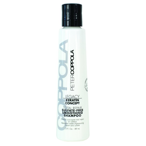 Peter Coppola Total Repair Sulfate-free Smoothing Shampoo - Smooth Shiny Hair - Repair and Strengthens Hair - Anti Frizz Shampoo 3 Oz