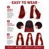 Rose bud Halloween Cosplay Wig Red Sally Costume Wigs for