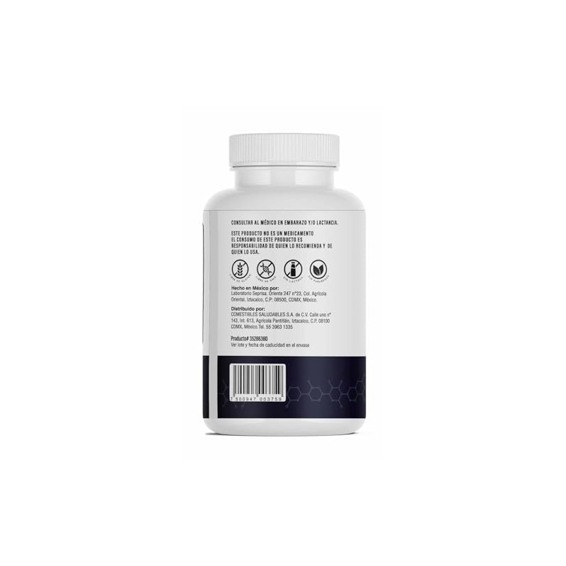 Creatina Monohidratada 4.5g - 300 Cápsulas - Suplemento Alimenticio -