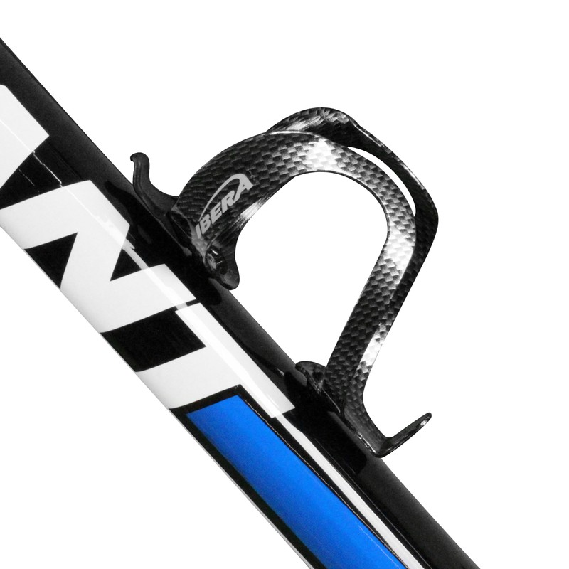 IBERA IB-BC5-CB-1 Lightweight Alloy Bottle Cage, Carbon Color