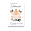 gfc Hip replacement Card Funny hip hip hooray get well