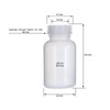 Parent Transparent Wide-Neck Bottles with Transparent Lids, 10 X, 250
