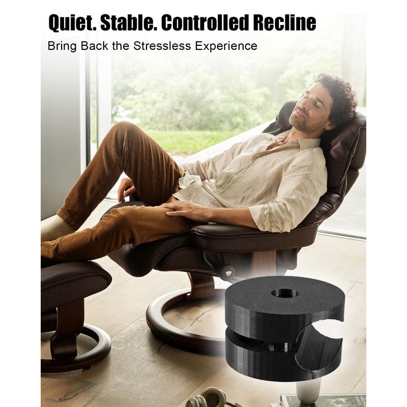 JVWKPU 2PCS Replacement Tensioner Mount Compatible with Ekornes Stressless Recliner
