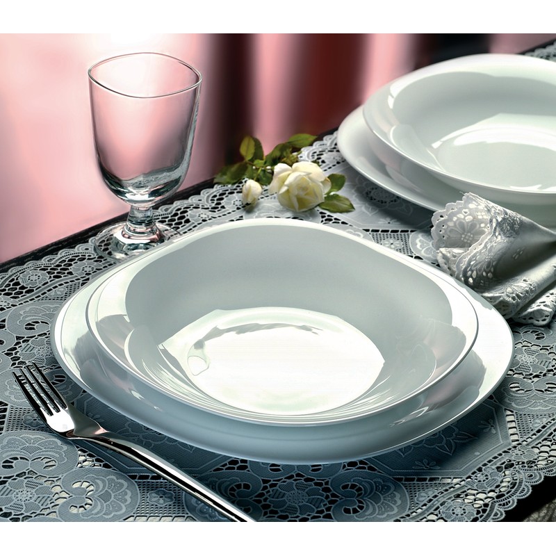 Bormioli Rocco Parma Small Bowls, White, Set of 6