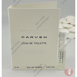 Carven L'eau De Toilette Sample Parfum Parfume Spray .04 fl oz / 1.2 ml New