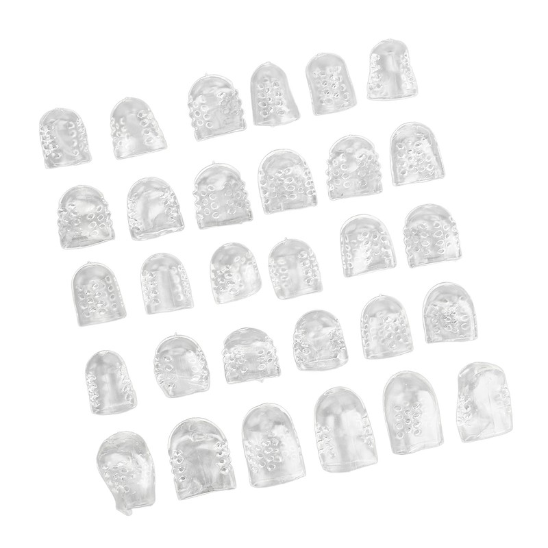 30pcs Pinky Toe Protector Anti Friction Breathable Transparent Ultra Thin