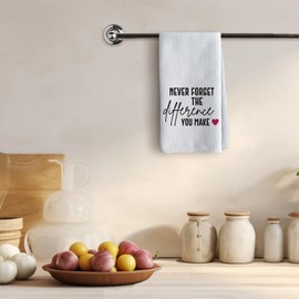 TNUW Motivational Kitchen Towels 16X24In, Retirement Gift for Coworkers, Inspirational Quotes Decorative Towels for Bathroom Kitchen Decor, Retirement Dish Cloths Towels for Bathroom Kitchen Decor