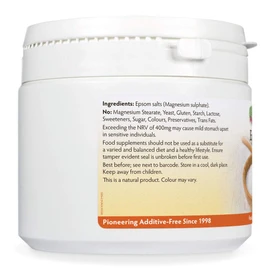 Health Leads ...Working With Nature Pure, Food Grade Epsom Salts, Magnesium Sulphate, Vegan, Non-GMO, Widely Used to Help Relax Aching and Tired Muscles After Sports and Exercise, Resealable Container, Easy to Use (400g)