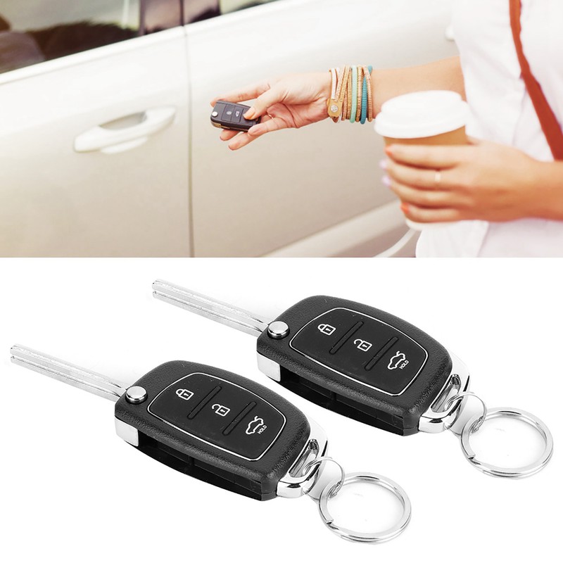 Car Security System 3 Buttons Keyless Central Lock Keyless Entry
