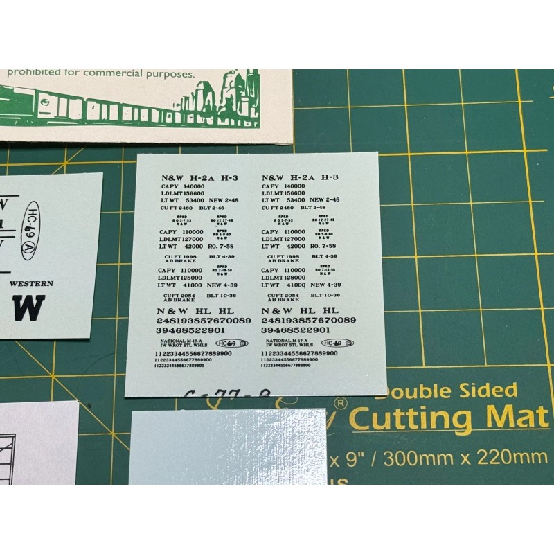 Champ Decals HC-69 HO Scale Norfolk & Western Covered Hopper