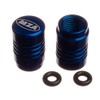 Set of 2 Valve Caps Aluminium Blue Anodised – MZA